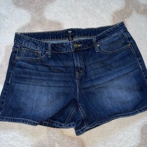 GAP Women's Dark Blue Jean Shorts